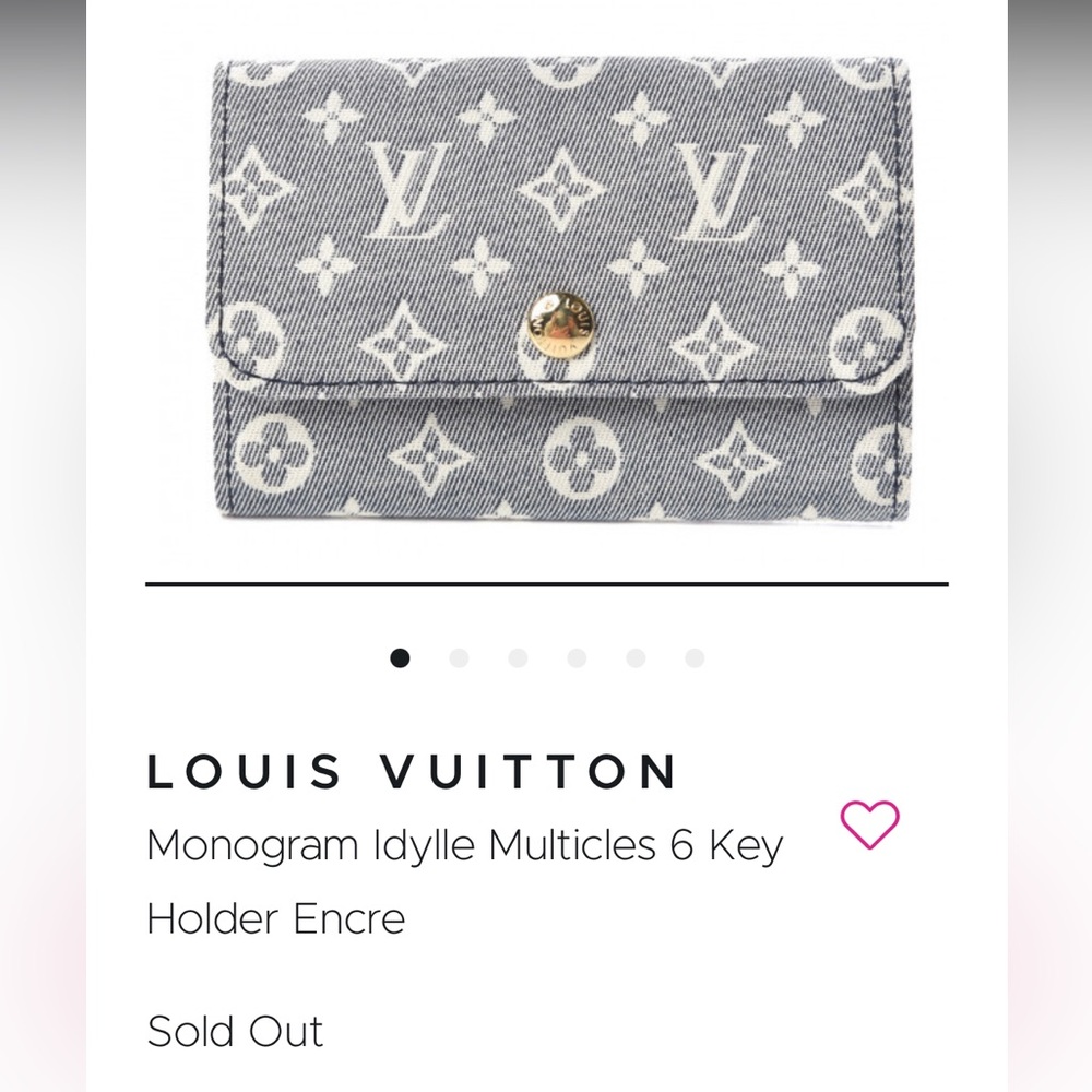 Louis Vuitton Monogram Canvas Key Holder